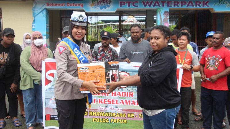 Sambut Hari Bhayangkara ke-78 Dit Lantas Polda Papua Terus Aktif Dalam Menjalankan Kegiatan-kegiatan Positif