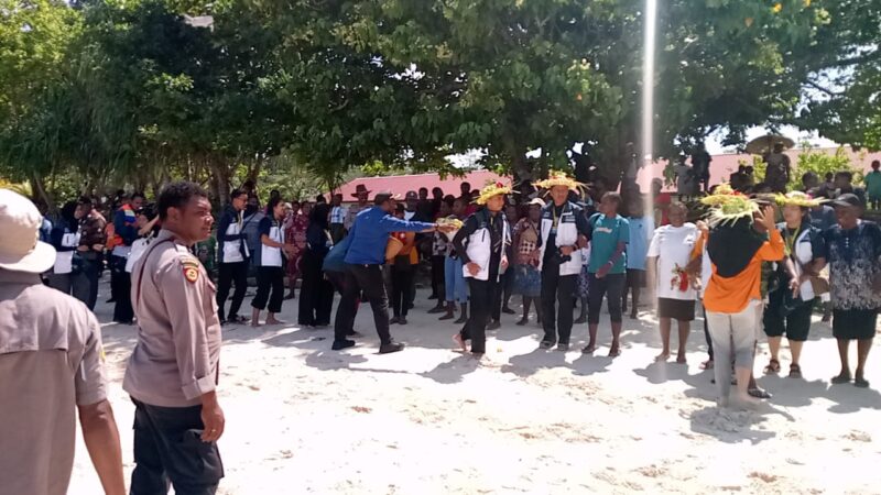 Monitor Kegiatan Penyambutan Mahasiswa KKN-UGM ke Kampung Pulau liki